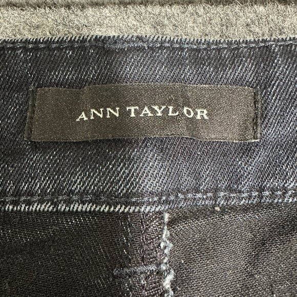 Ann Taylor Jeans Womens 10 The Skinny Curvy Fit Dark Wash Cotton Stretch Pockets - Picture 4 of 7